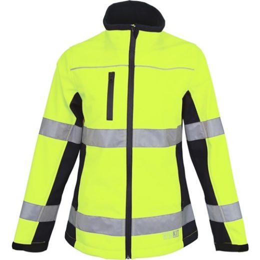 Picture of WORKIT - WOMENS BIOMOTION TAPED SOFTSHELL JACKET